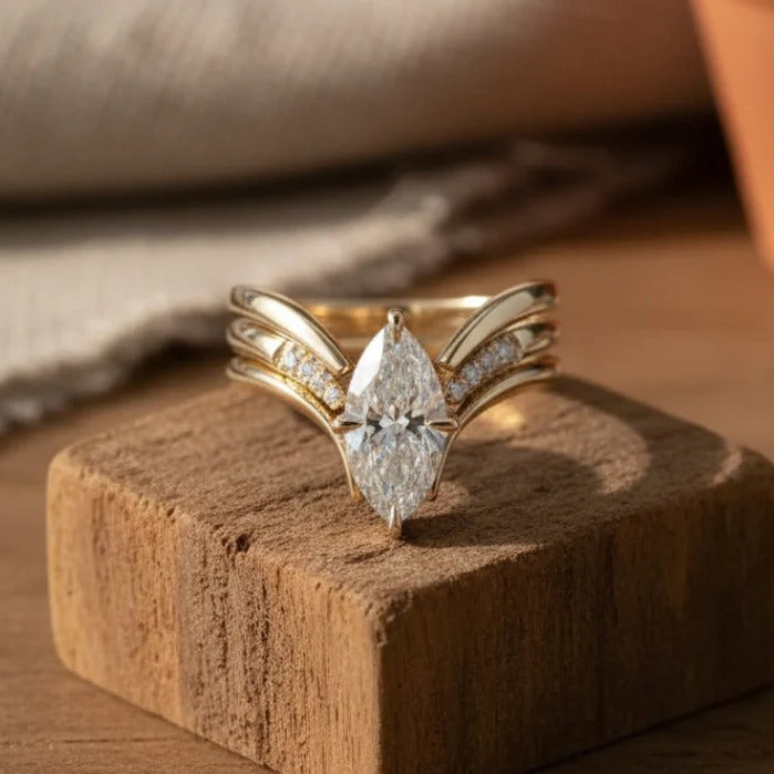 Marquise Diamond Ring